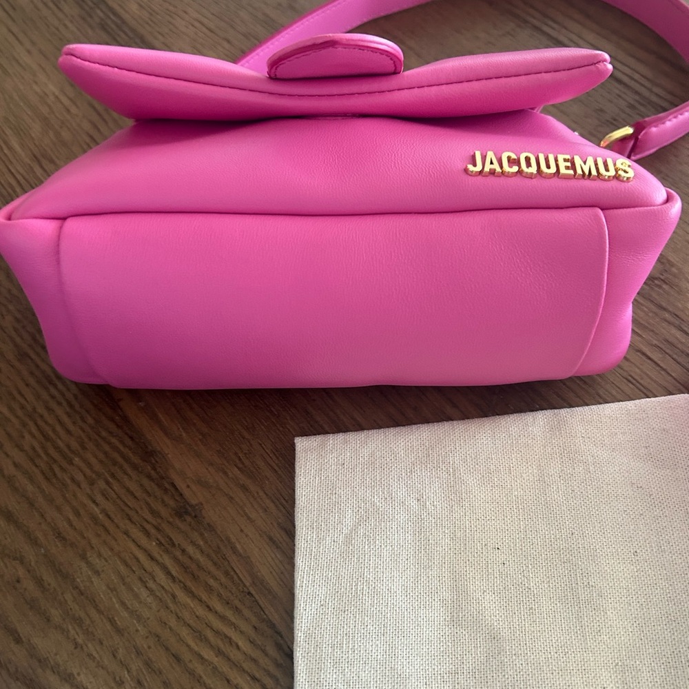 Jacquemus Pink Leather puff le petit Bambimou Shoulder Bag - Picture 4 of 12